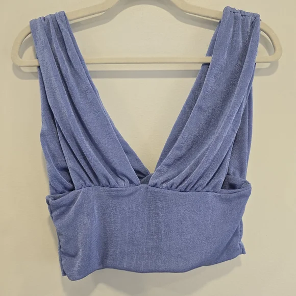 Chic Lavender Women's Crop Top Size Large Nwot - Picture 4 of 7